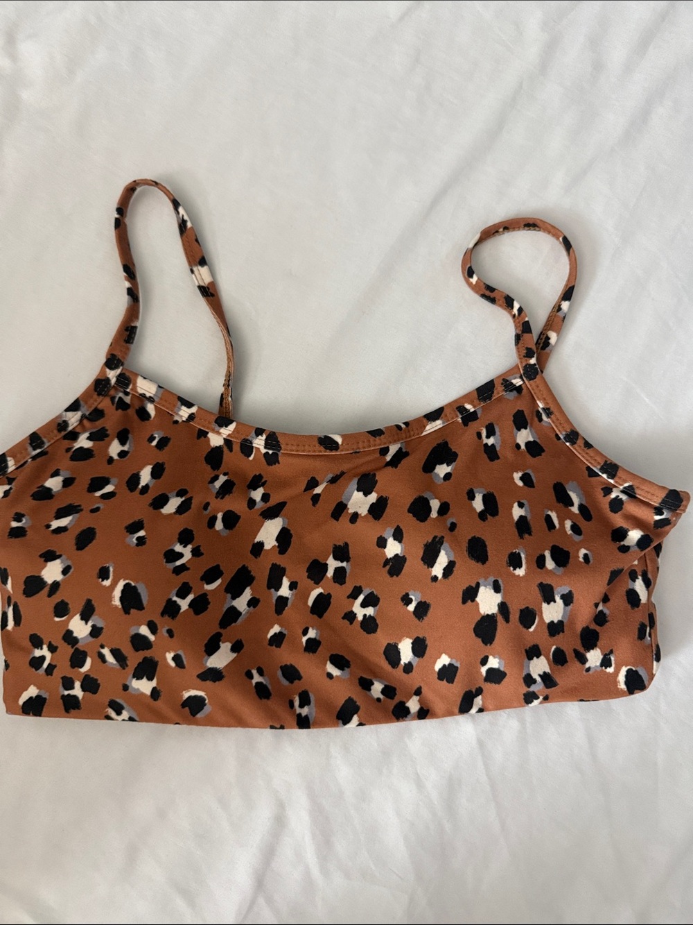 SAS Collective Leopard Print Cami - Rust, Black & Cream